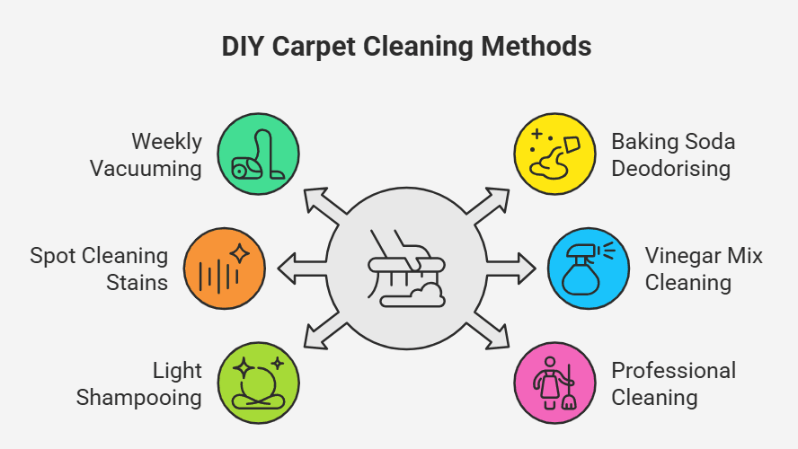 DIY carpet cleaning methods