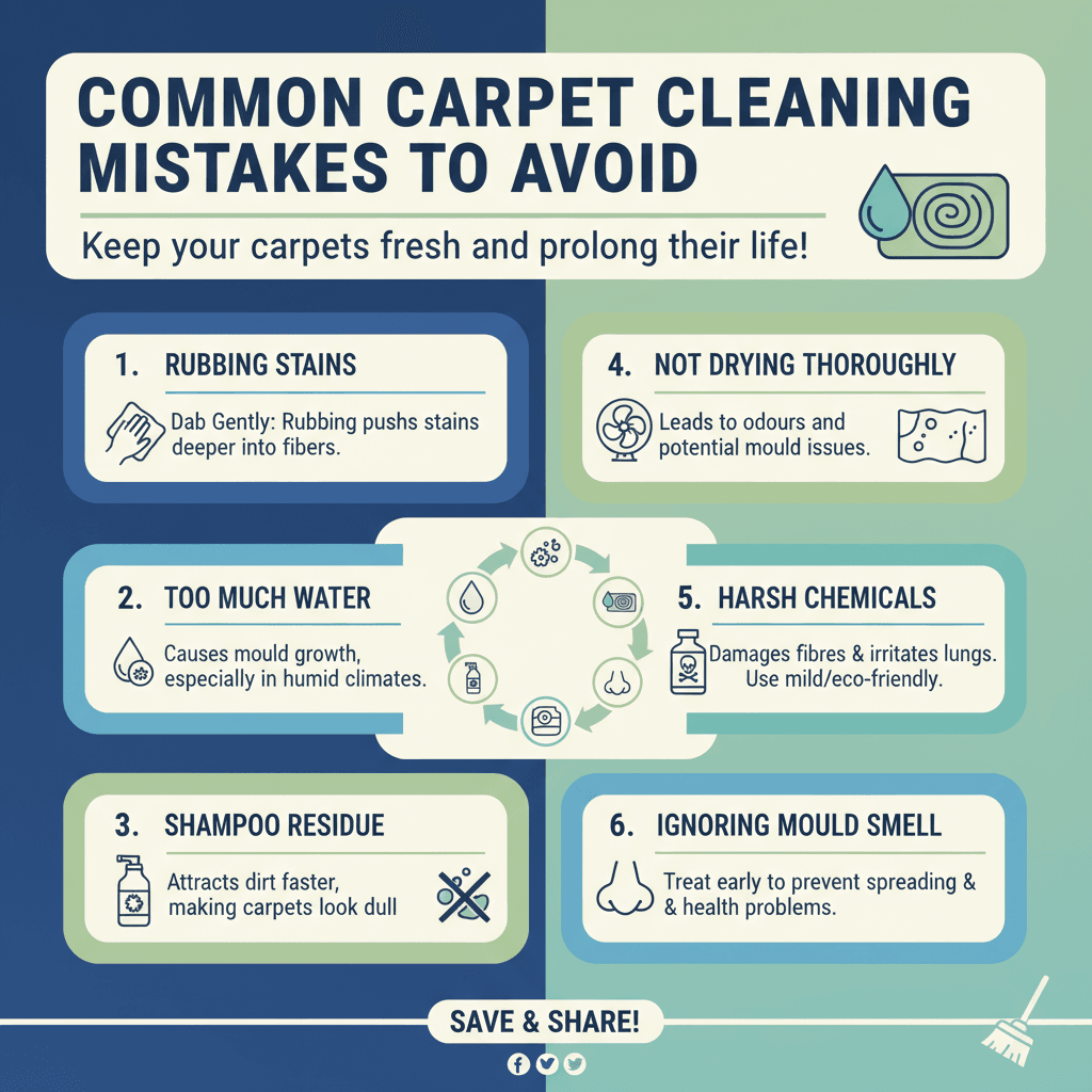 Common Carpet Cleaning Mistakes to Avoid