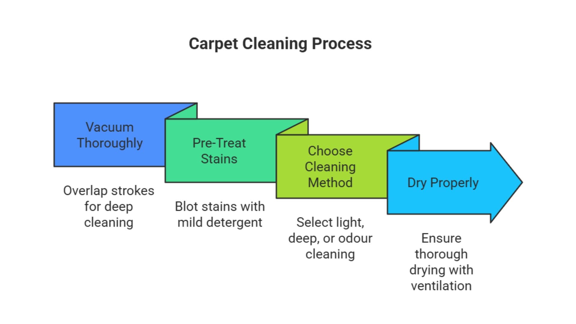 Carpet Cleaning Process